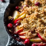 Cranberry Apple Crisp Skillet