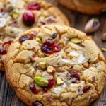 Cranberry Pistachio White Chocolate Cookies
