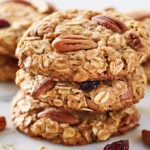 Maple Pecan Banana Oat Cookies