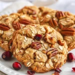 Maple Pecan Banana Oat Cookies