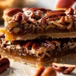 Maple Pecan Pie Bars