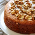 Maple Walnut Banana Cake
