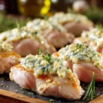 Melt-in-your-mouth chicken breast served with herbs and seasoning