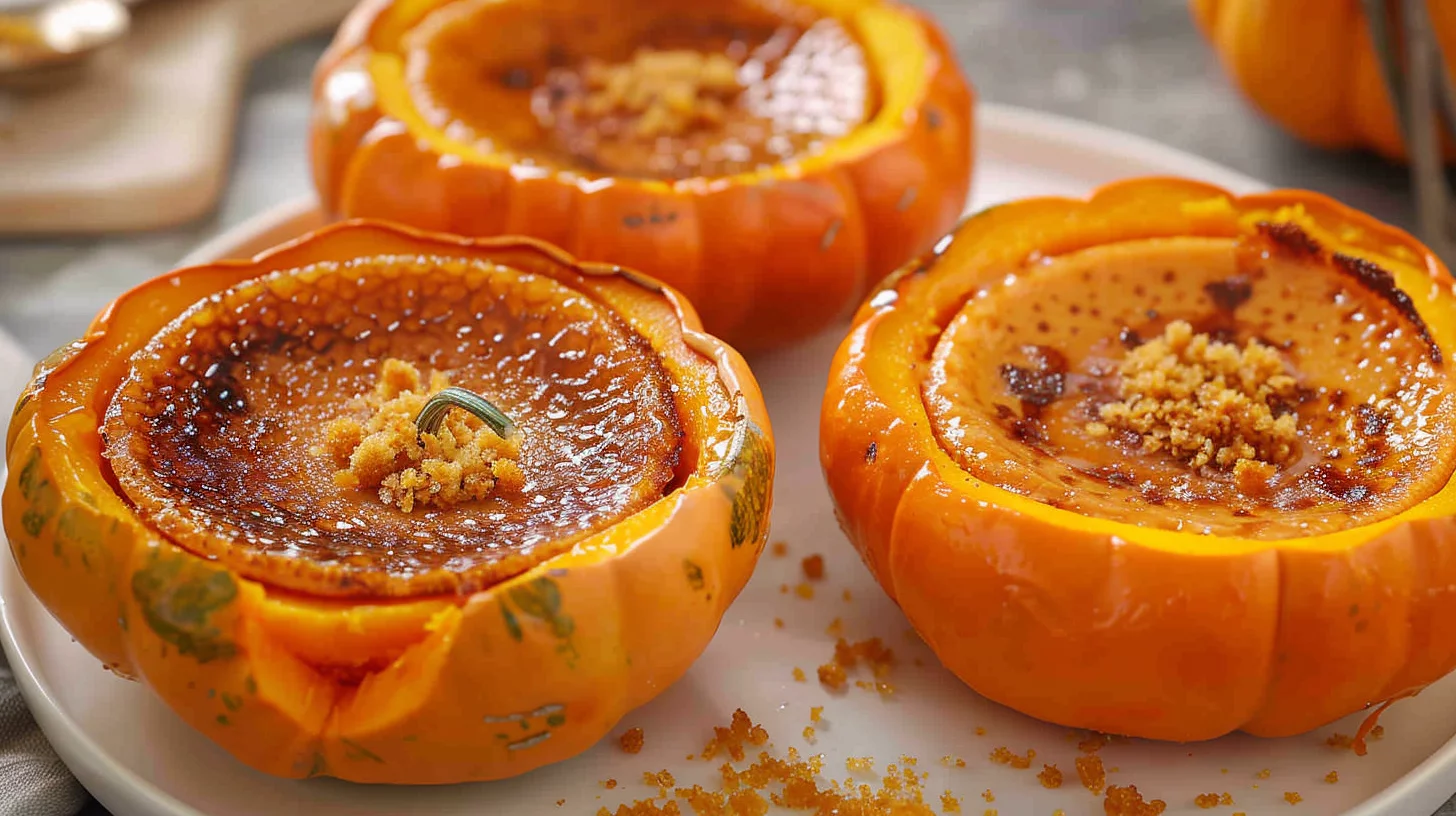 Pumpkin Spice Creme Brulee