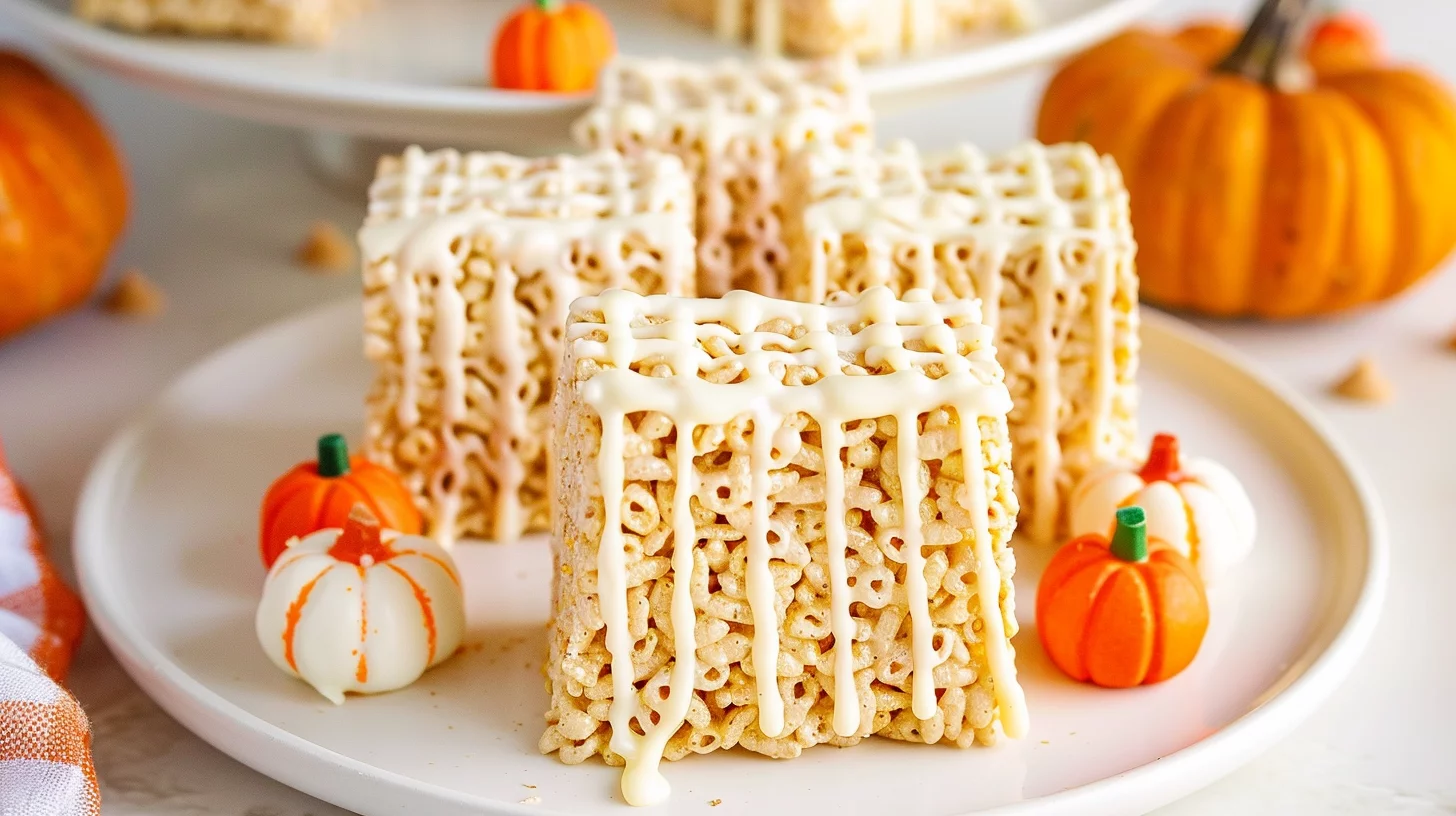Pumpkin Spice Rice Krispie Treats