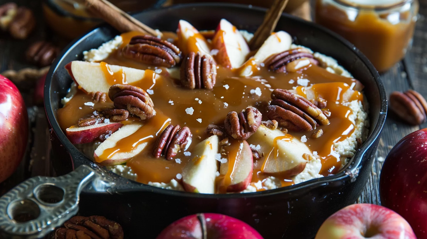 Salted Caramel Apple Cheesecake Dip