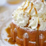 Salted Caramel Pumpkin Poke Cake