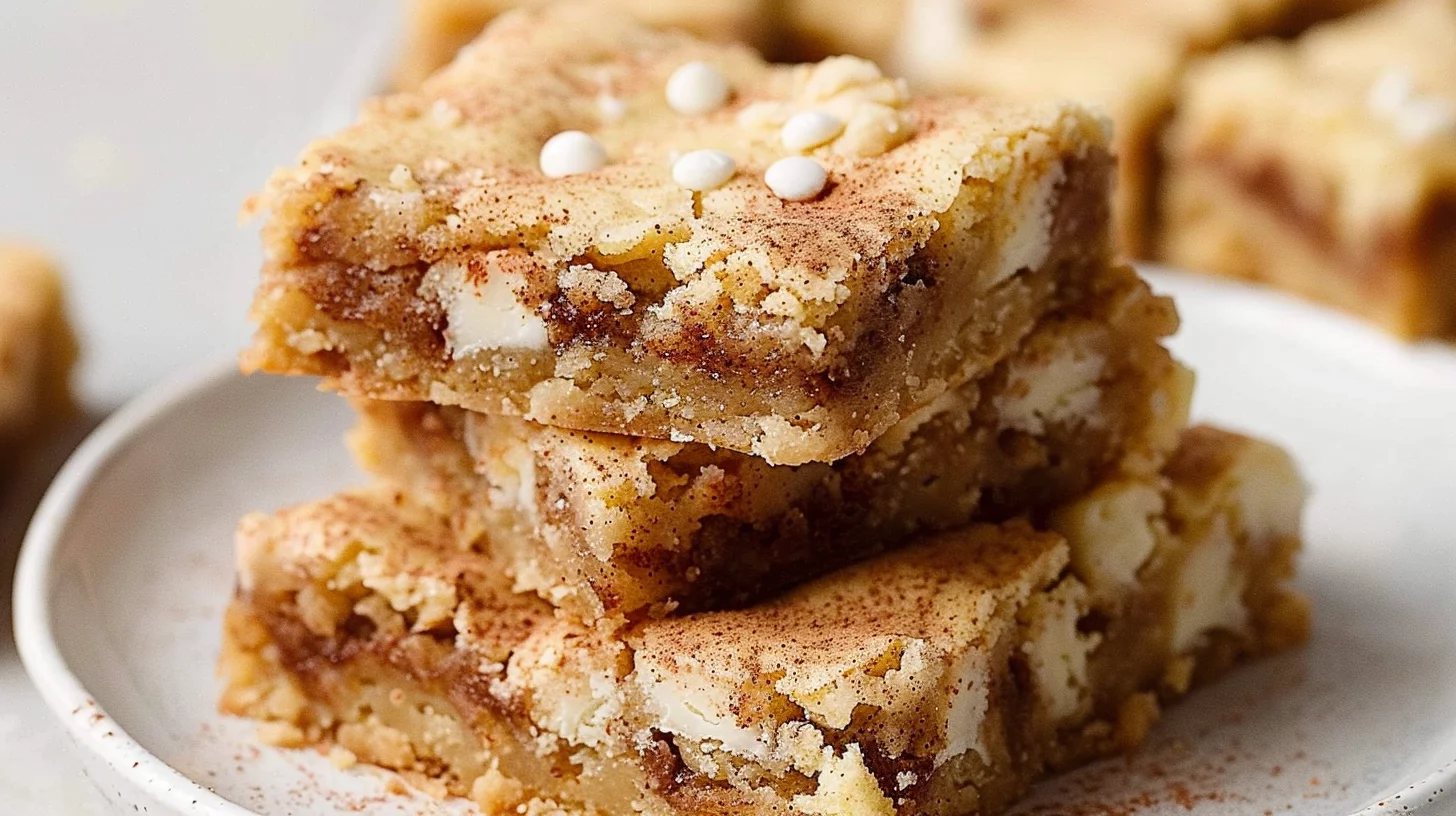 Snickerdoodle Blondies