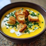 Viral Glow Soup recipe featuring vibrant vegetables and healthy ingredients.