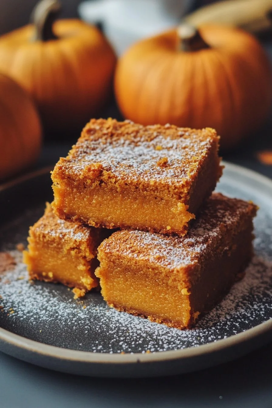 Gluten-Free Pumpkin Squares (Bars)