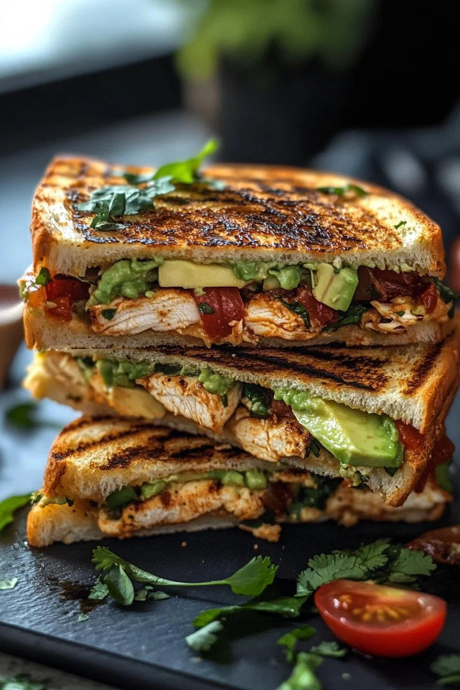 Chipotle Chicken Avocado Melt
