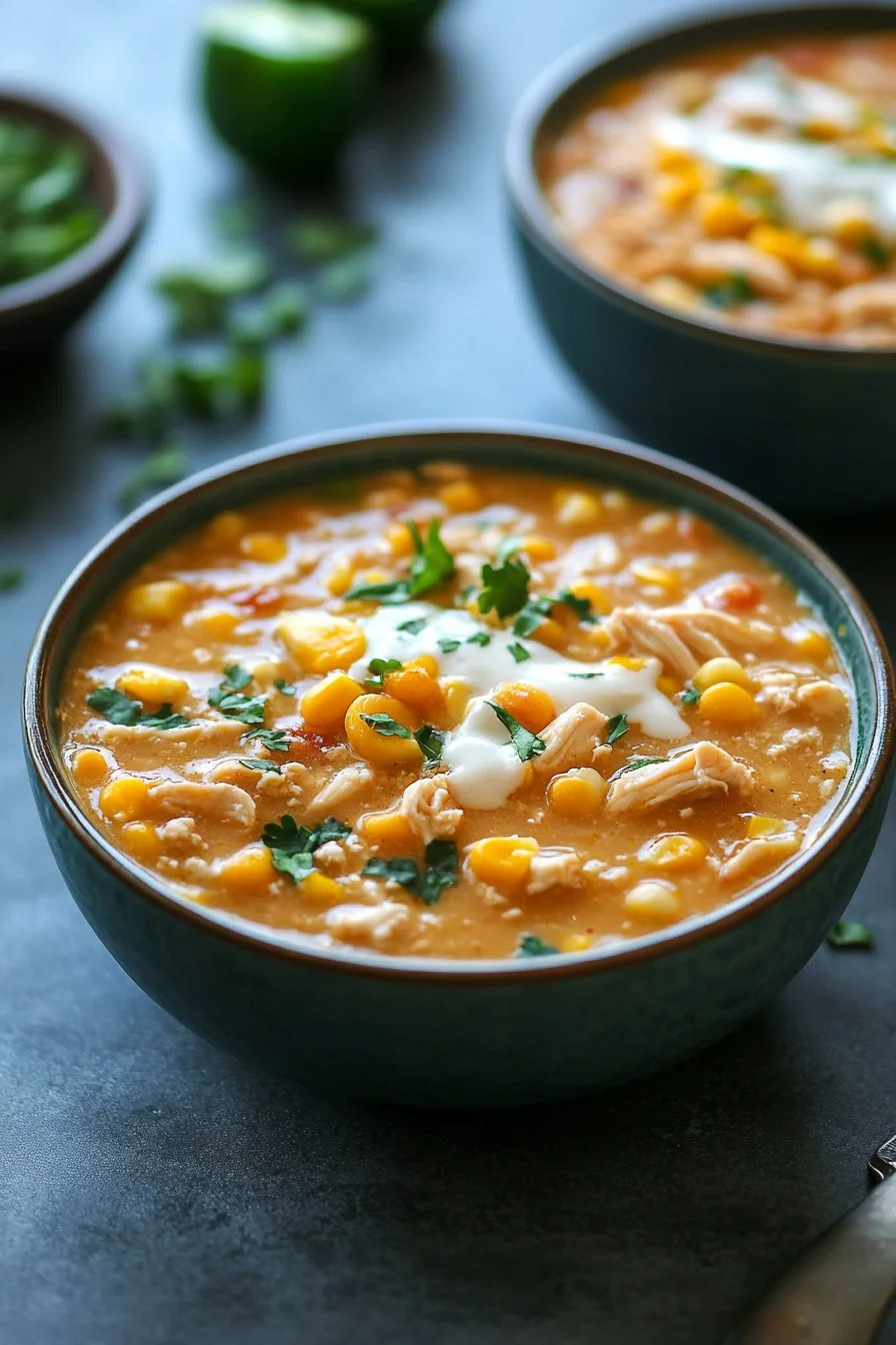 Mexican Street Corn White Chicken Chili Recipe