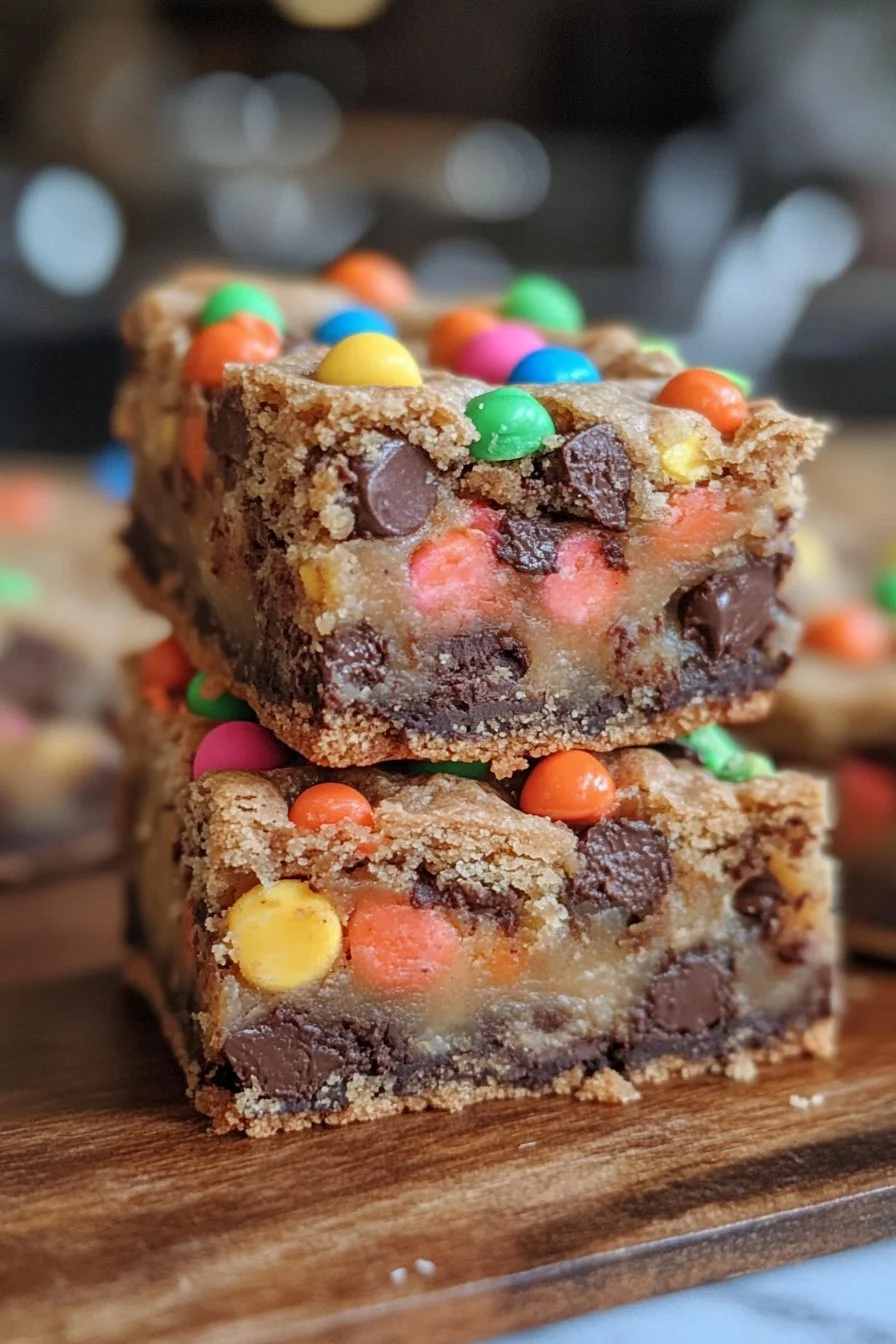 Monster Mash Cookie Bars