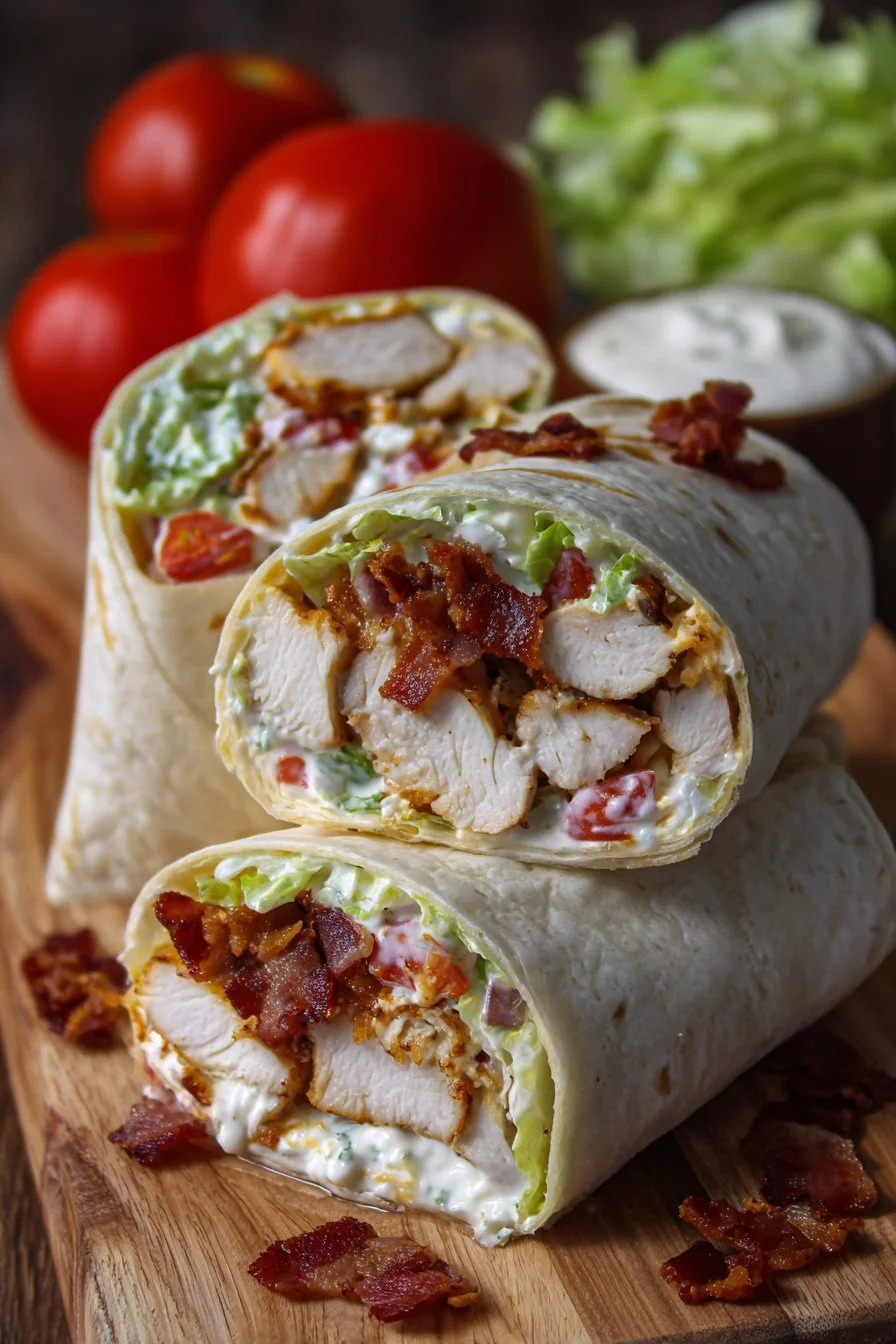 Crispy Chicken Bacon Ranch Wrap