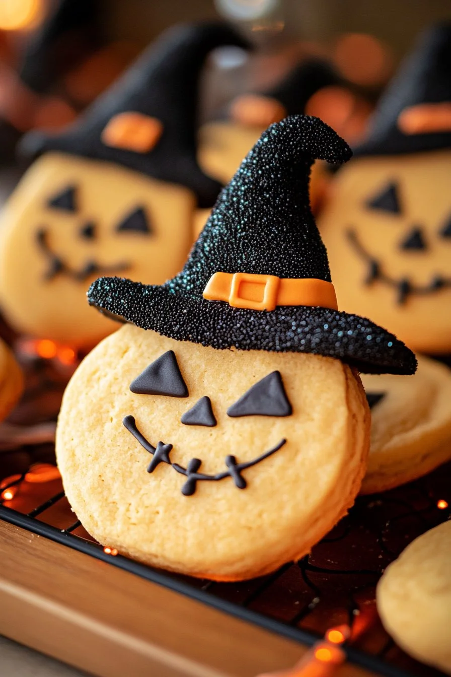 Halloween Shortbread Cookies