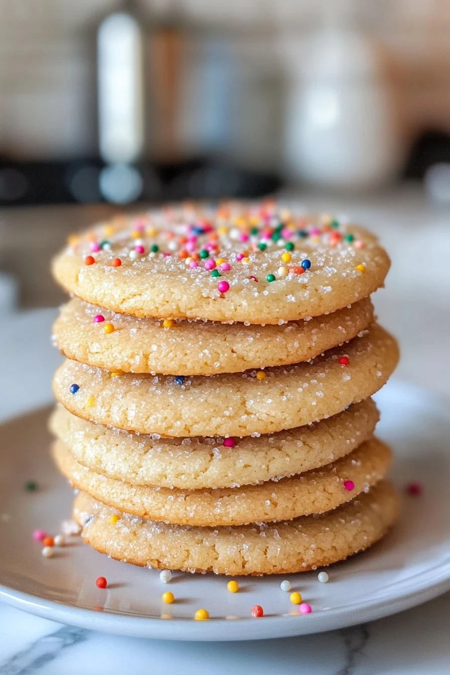 3-Ingredient Easy Sugar Cookies