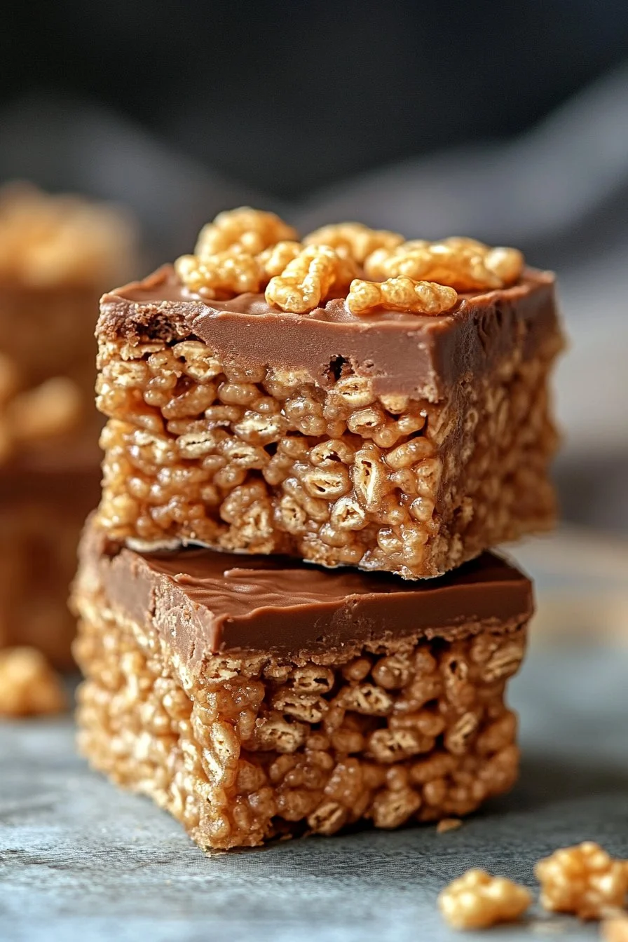Biscoff Rice Krispie Treats