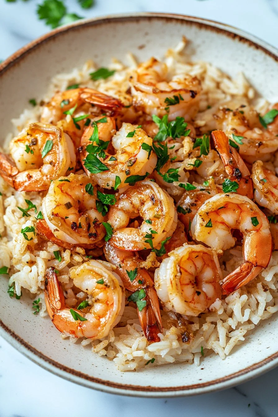 Easy Shrimp And Rice Recipes: How To Make Creamy Garlic Butter Shrimp Fast