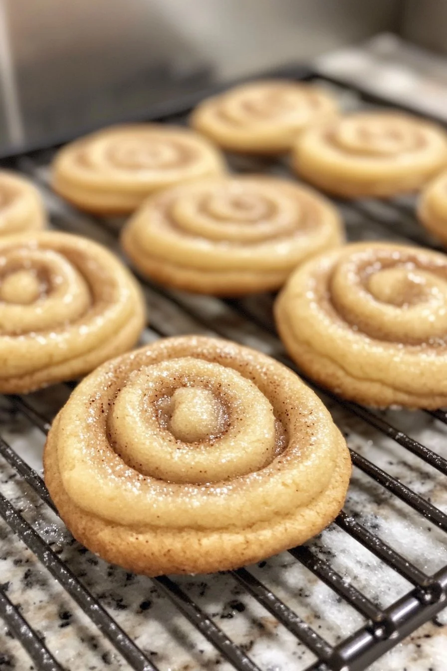 Soft and Chewy Cinnamon Roll Sugar Cookies