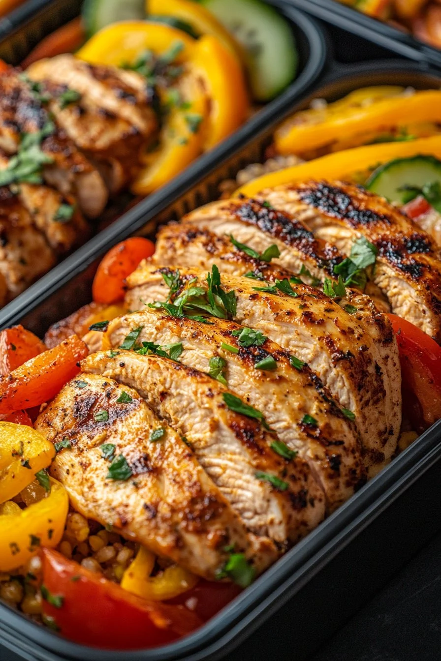 Chicken Fajita Meal Prep Bowls