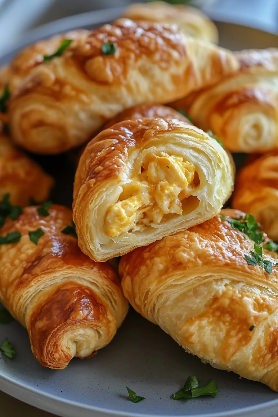 Melt-in-Your-Mouth Cheesy Chicken Crescent Roll