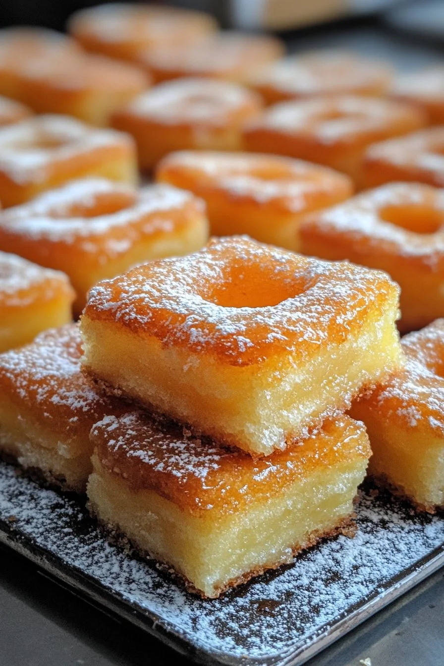 Soft Baked Maple Donut Bars