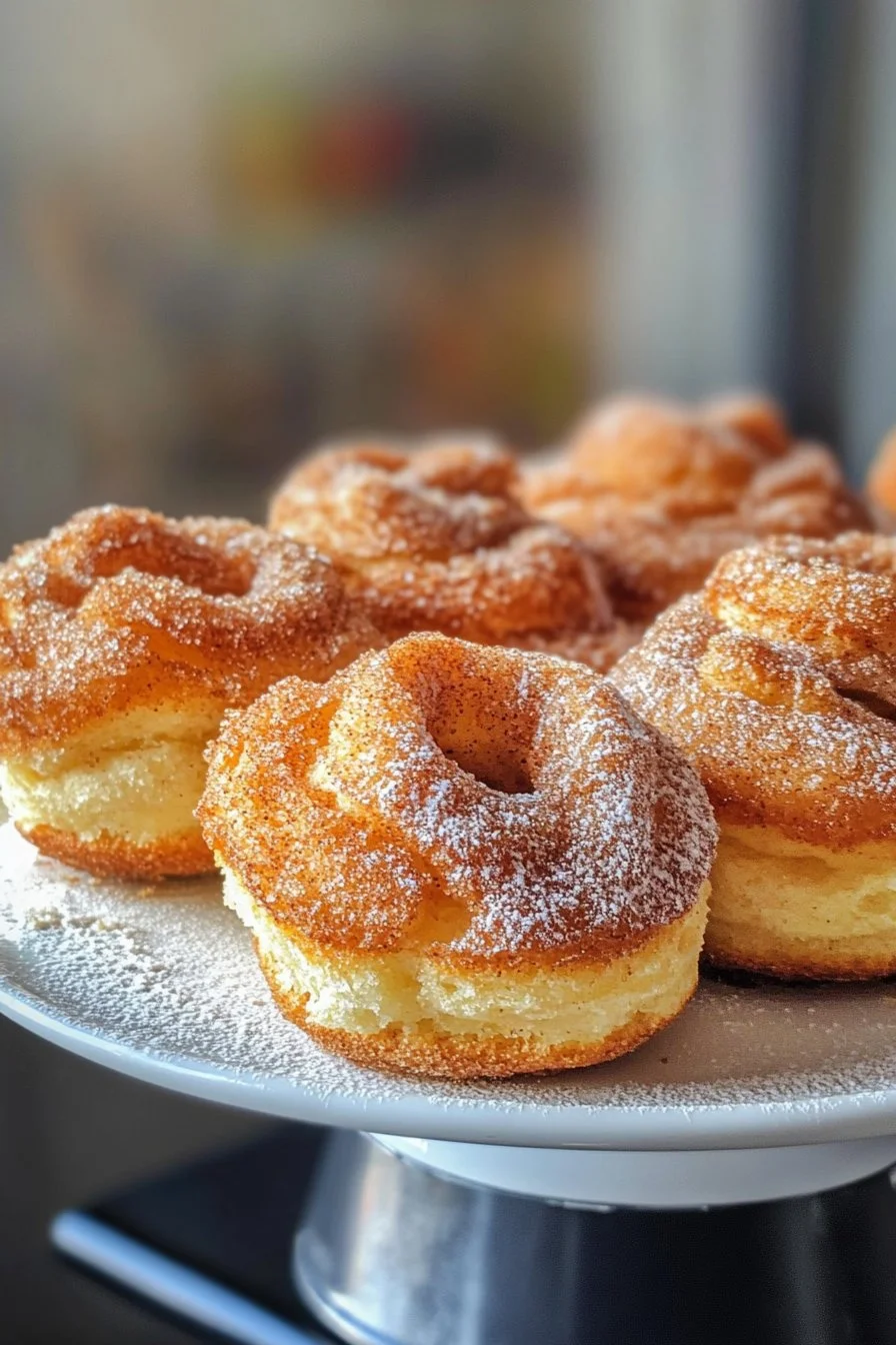 Cinnamon Sugar Cruffins