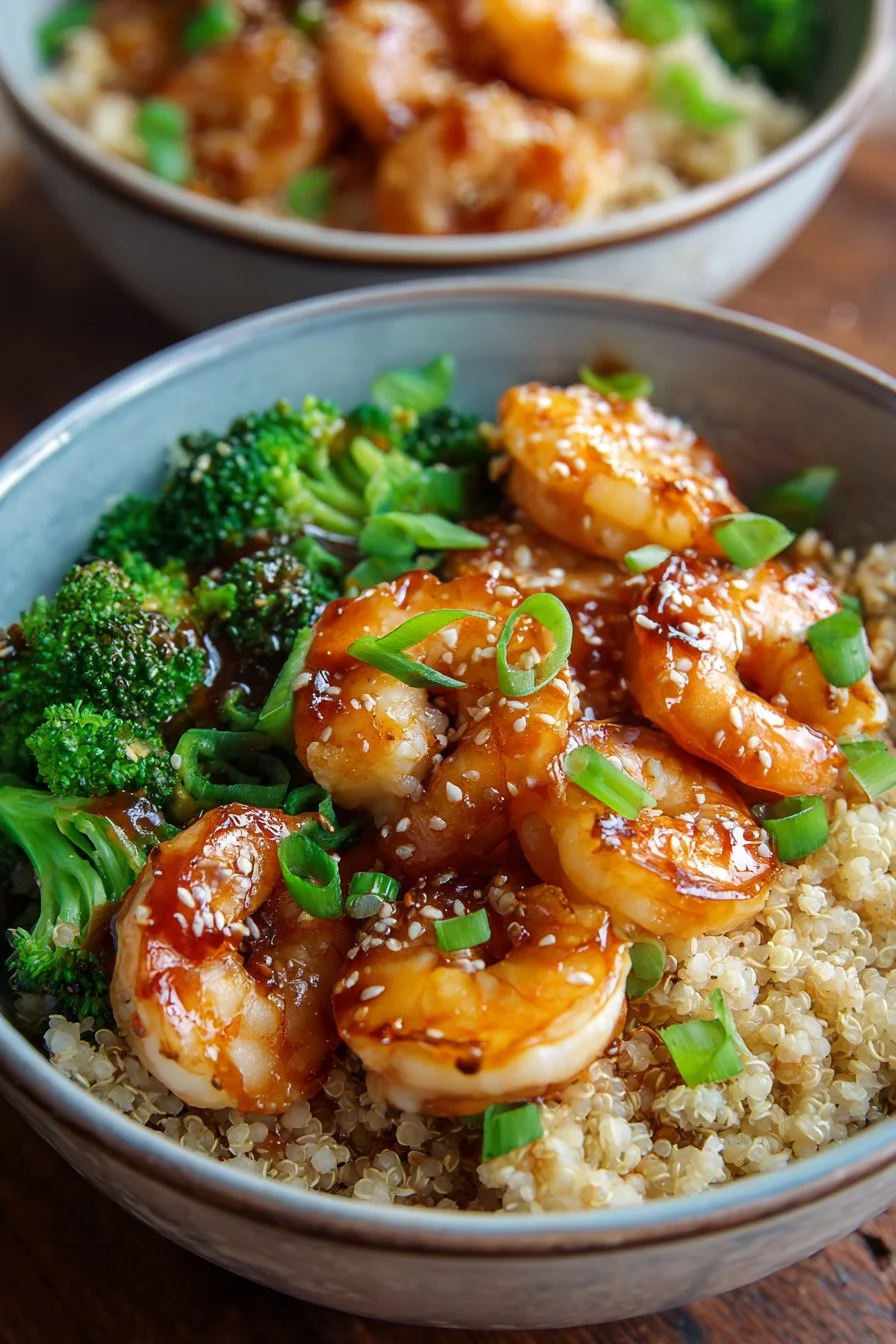Honey Garlic Shrimp Bowls: A Quick Dinner Delight!
