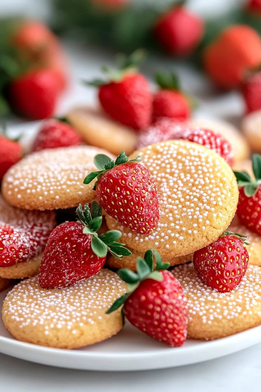 Strawberry Sugar Cookies