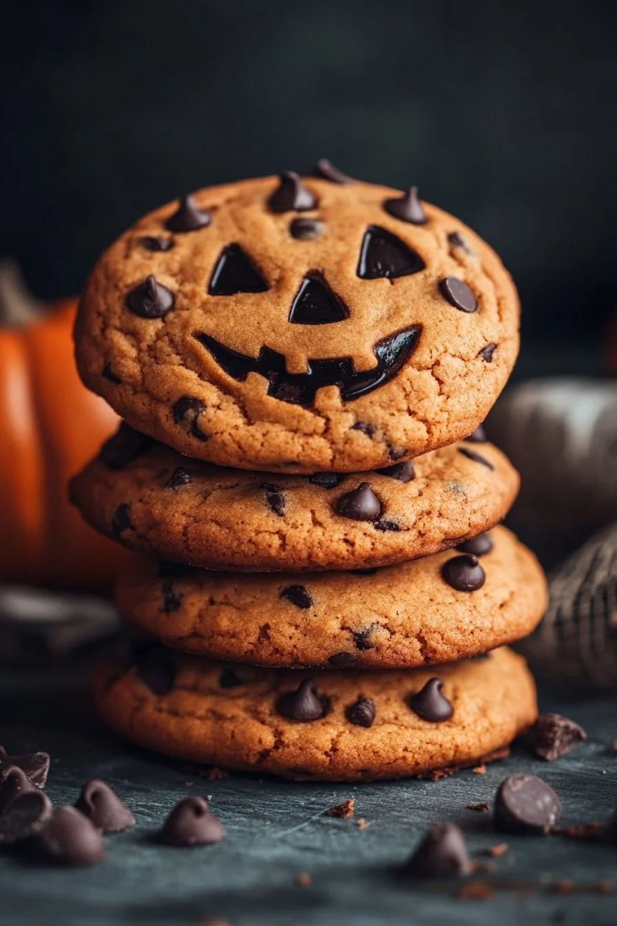 Halloween Chocolate Chip Cookies