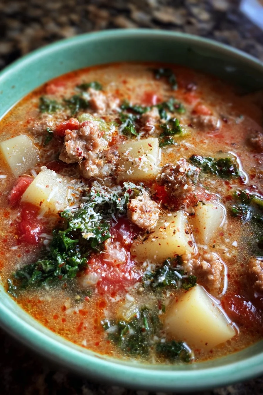 Cozy Italian Sausage and Potato Soup – Easy & Hearty!