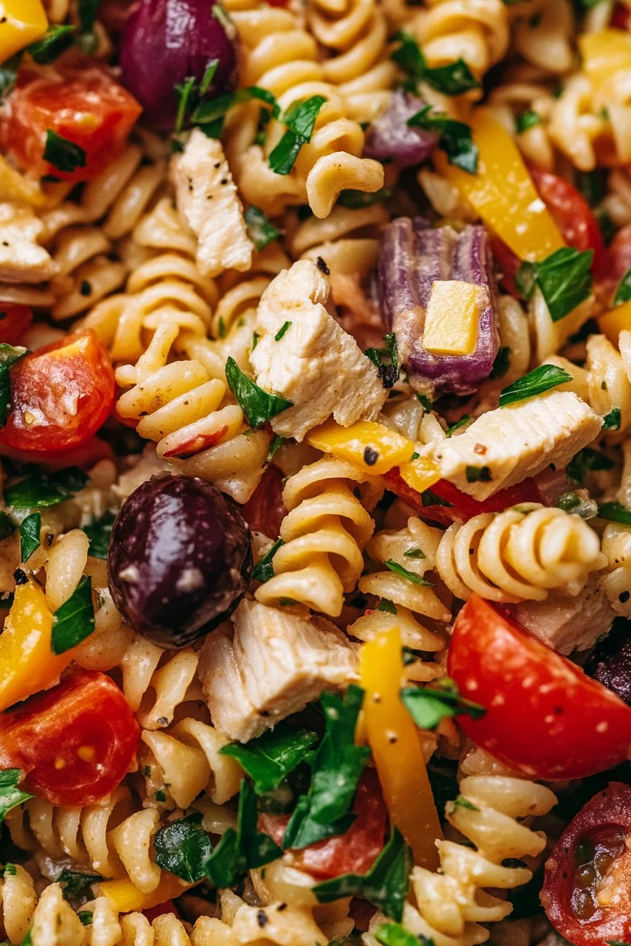 High Protein Italian Pasta Salad