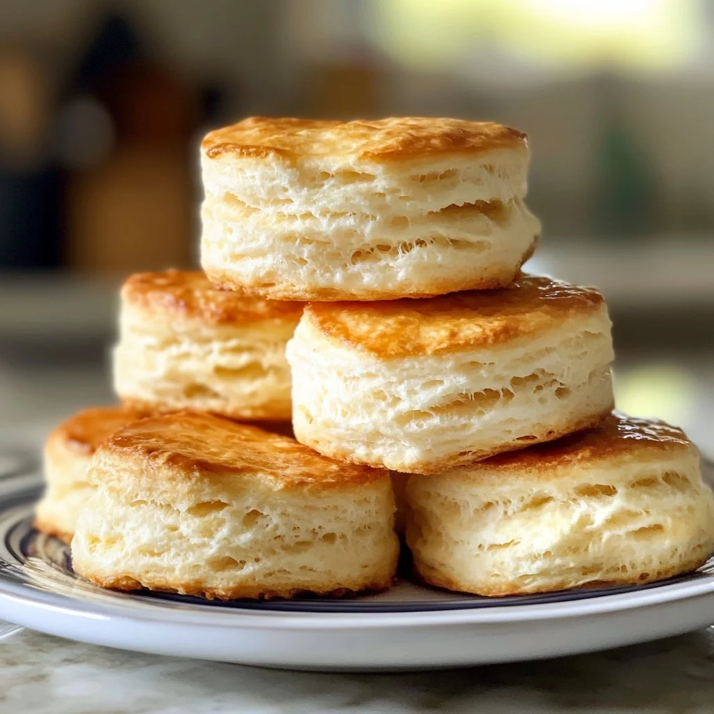 Easy homemade biscuits fresh out of the oven, golden and fluffy.