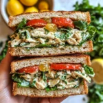 Easy lemon basil chicken salad with fresh ingredients and vibrant flavors