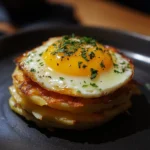 Delicious Eggs Napoleon served with a rich hollandaise sauce