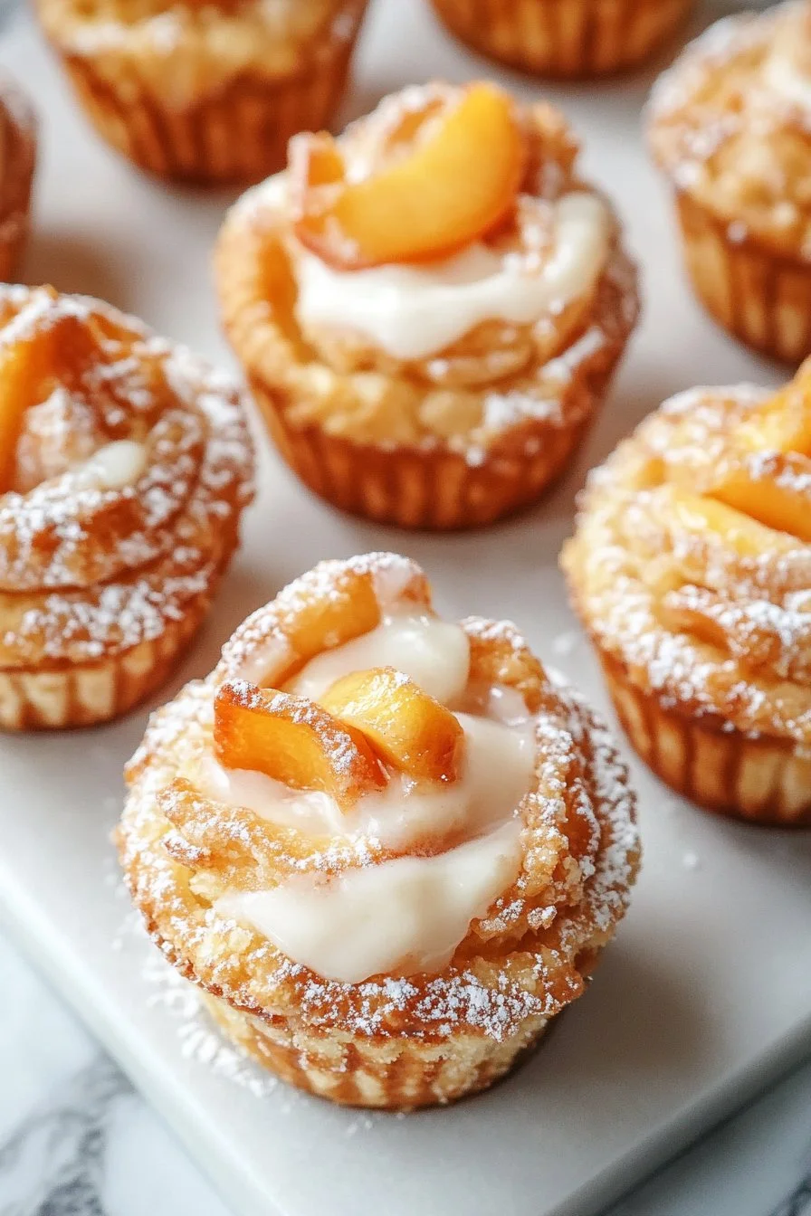 Peach Pie Cruffins Recipe