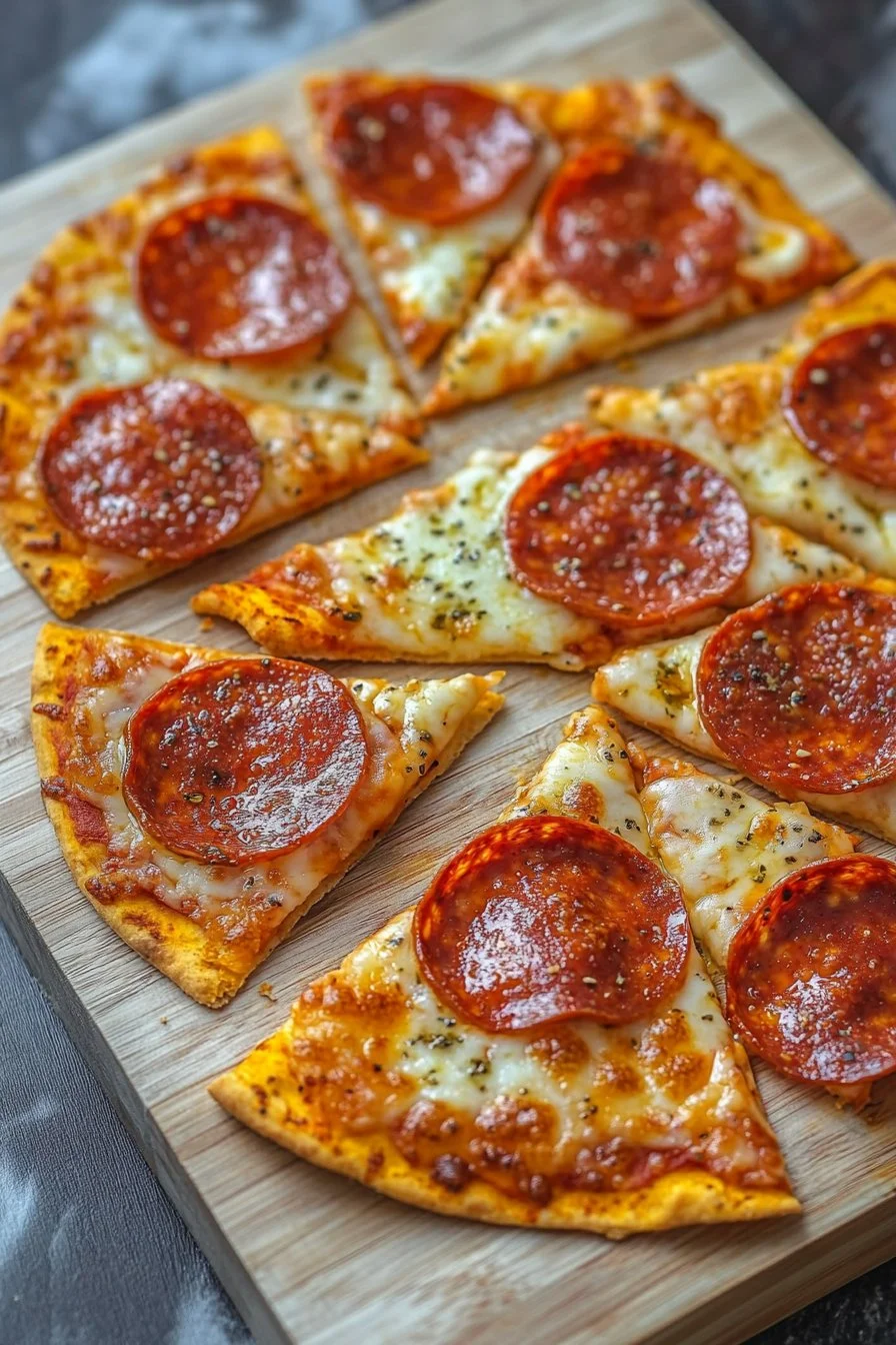 2 ingredient Pizza chips