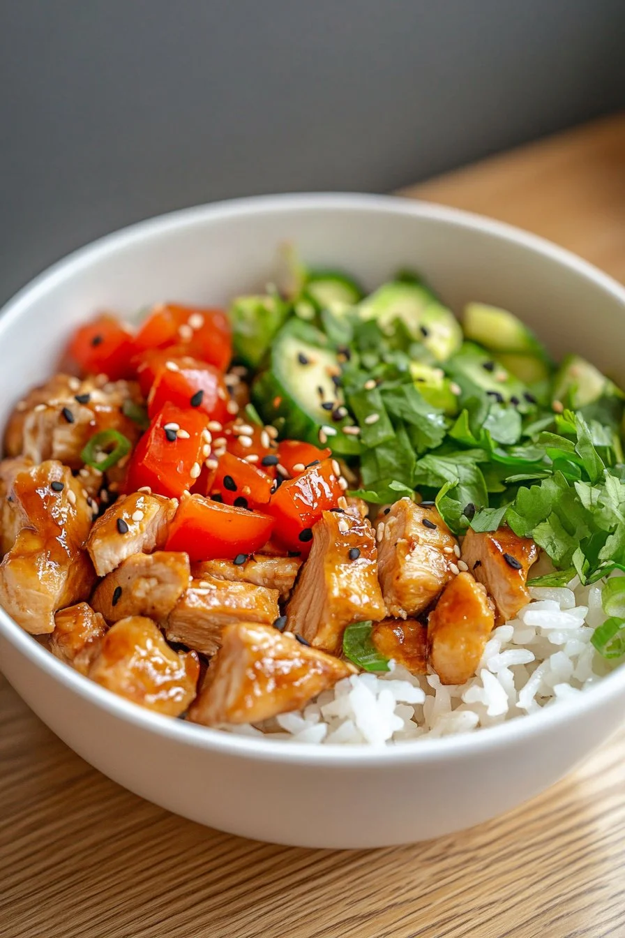 Teriyaki Chicken Rice Bowl