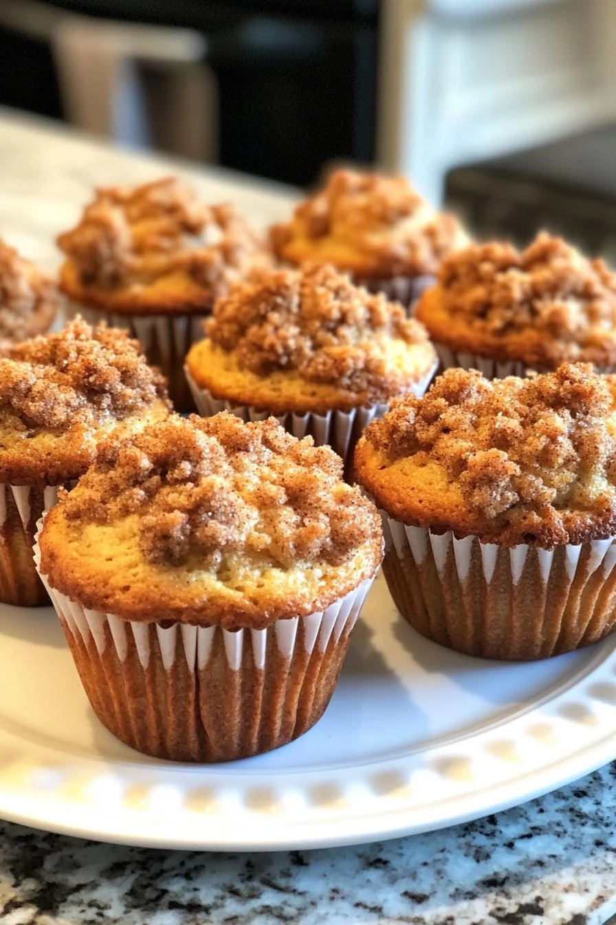 Easy Cinnamon Streusel Muffins