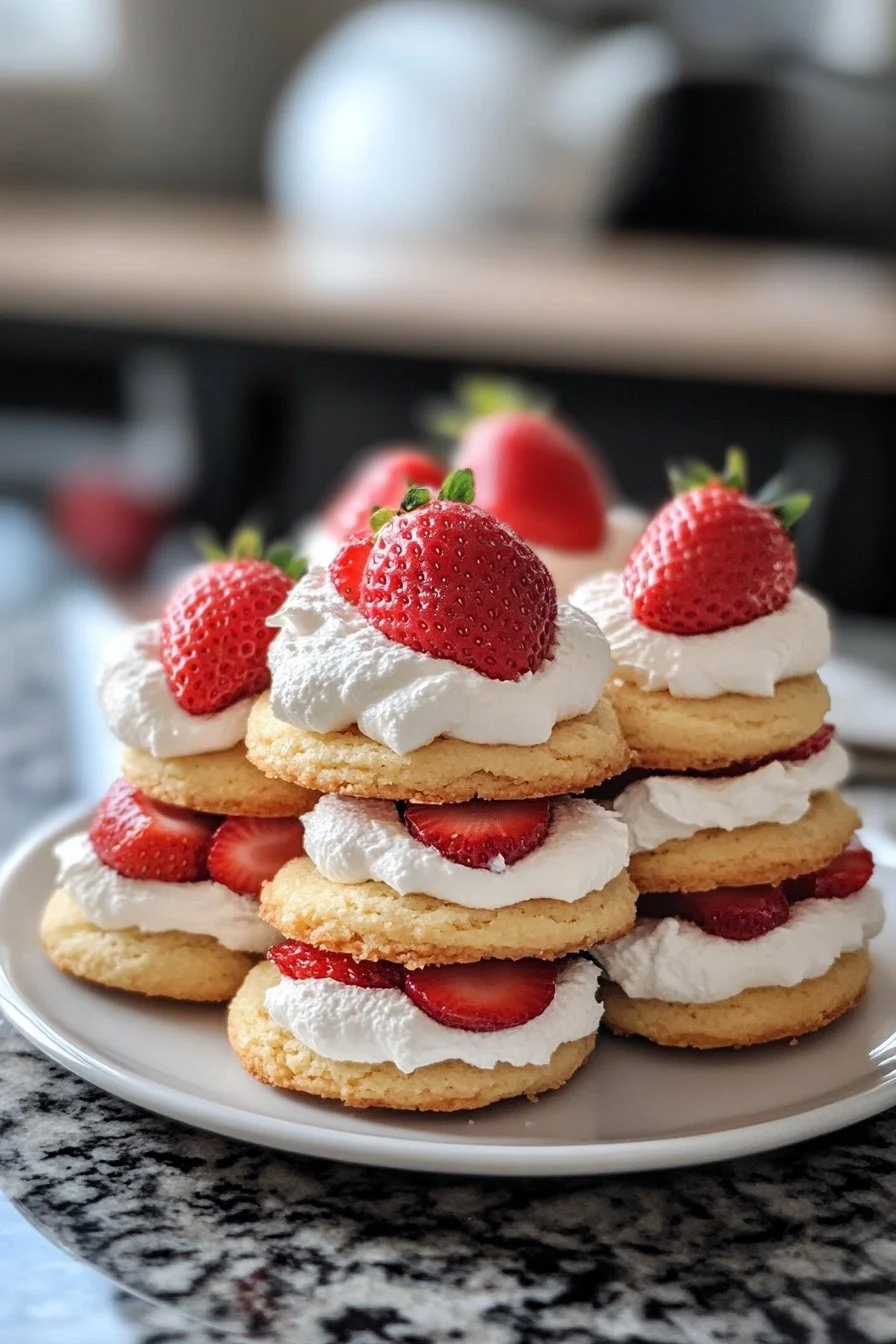 Strawberry Shortcake Cookies