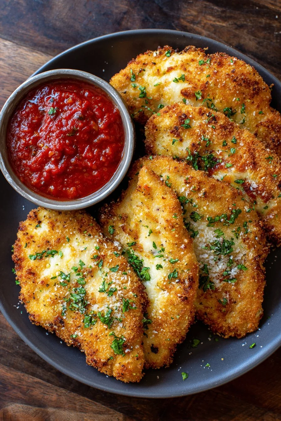 Crispy Air Fryer Chicken Parmesan