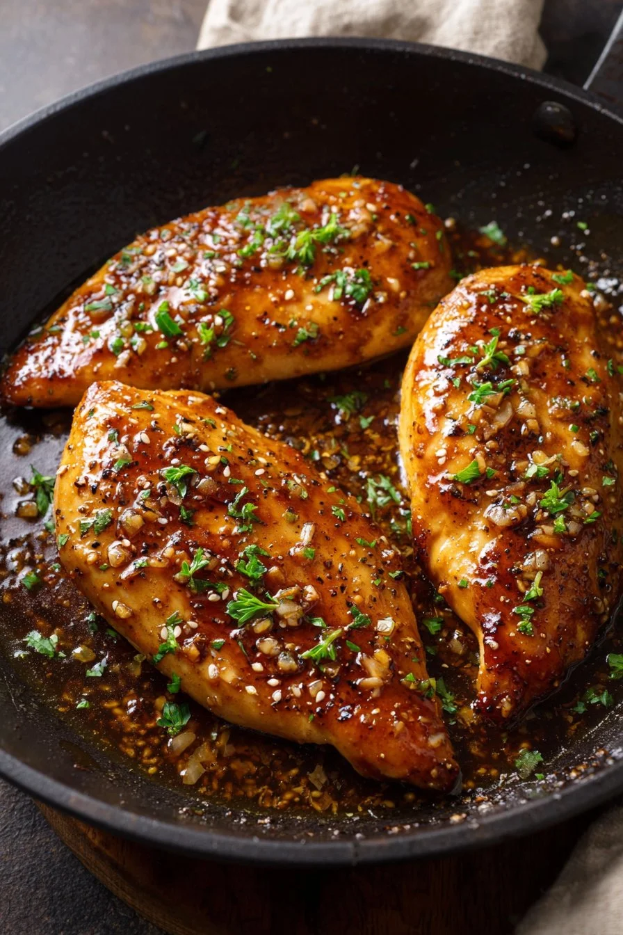 Honey Garlic Chicken Breasts