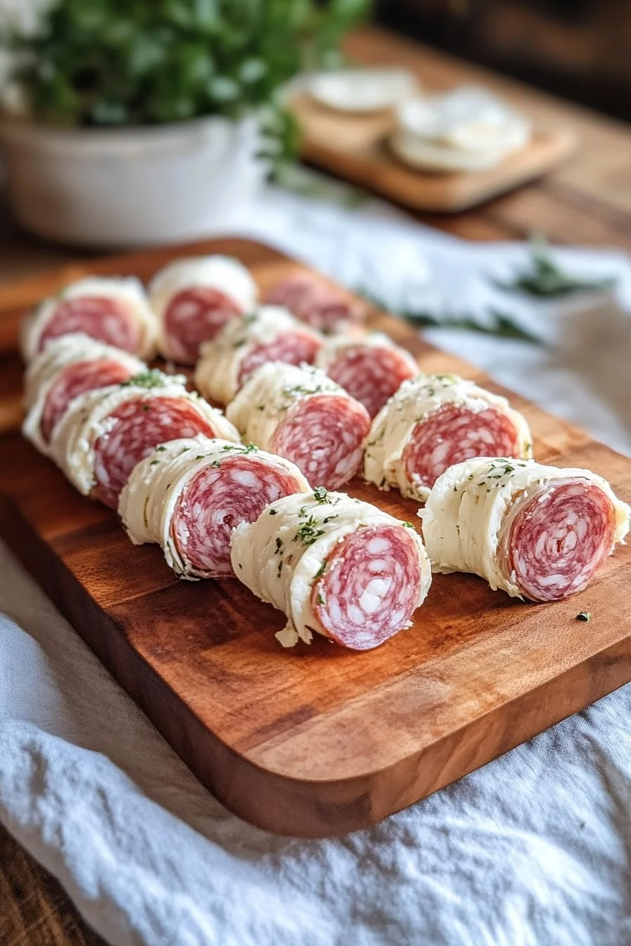 Cream Cheese Salami Roll Ups: A Perfect Appetizer for Any Occasion