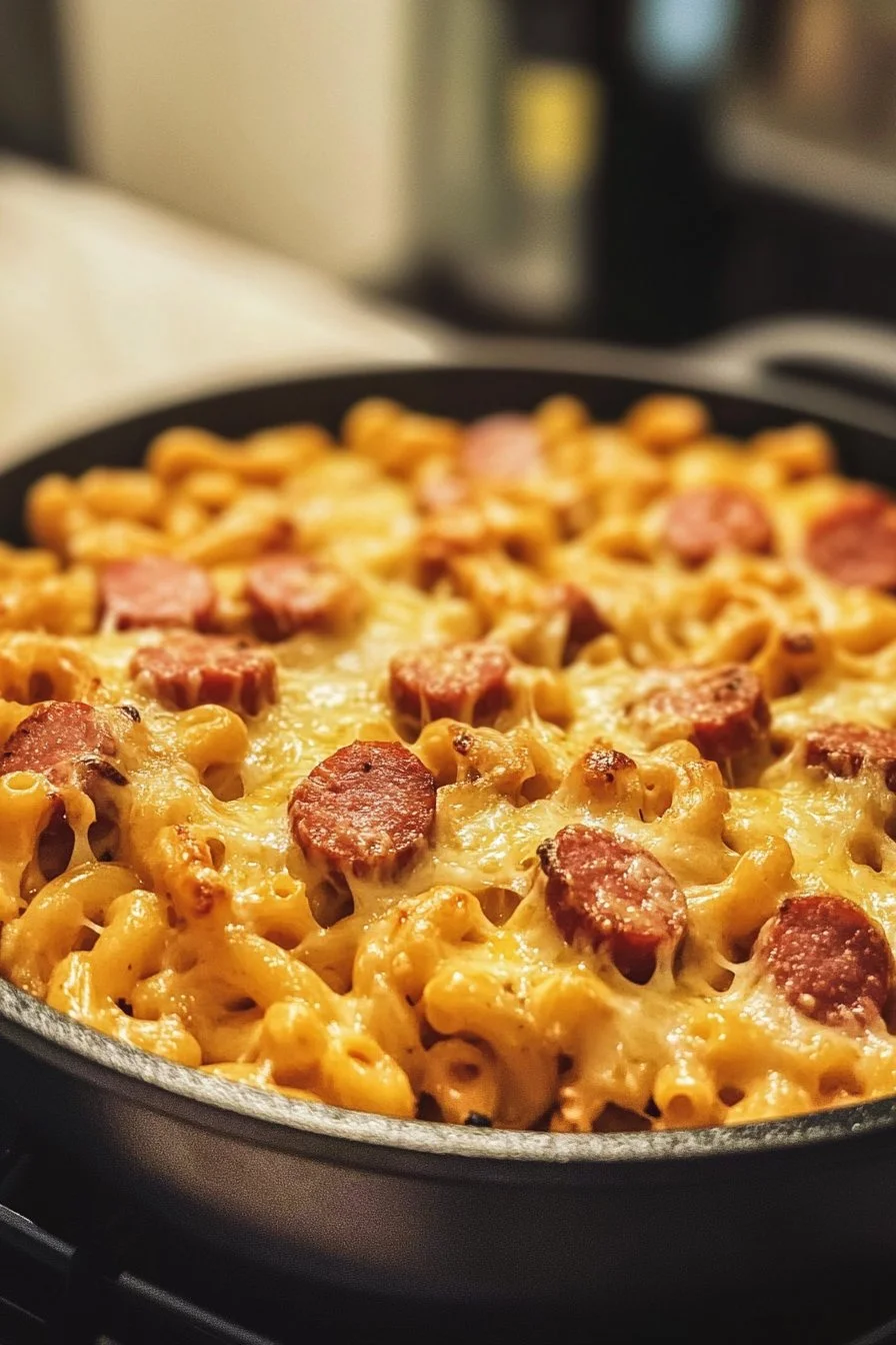 One-Pot Kielbasa Mac and Cheese