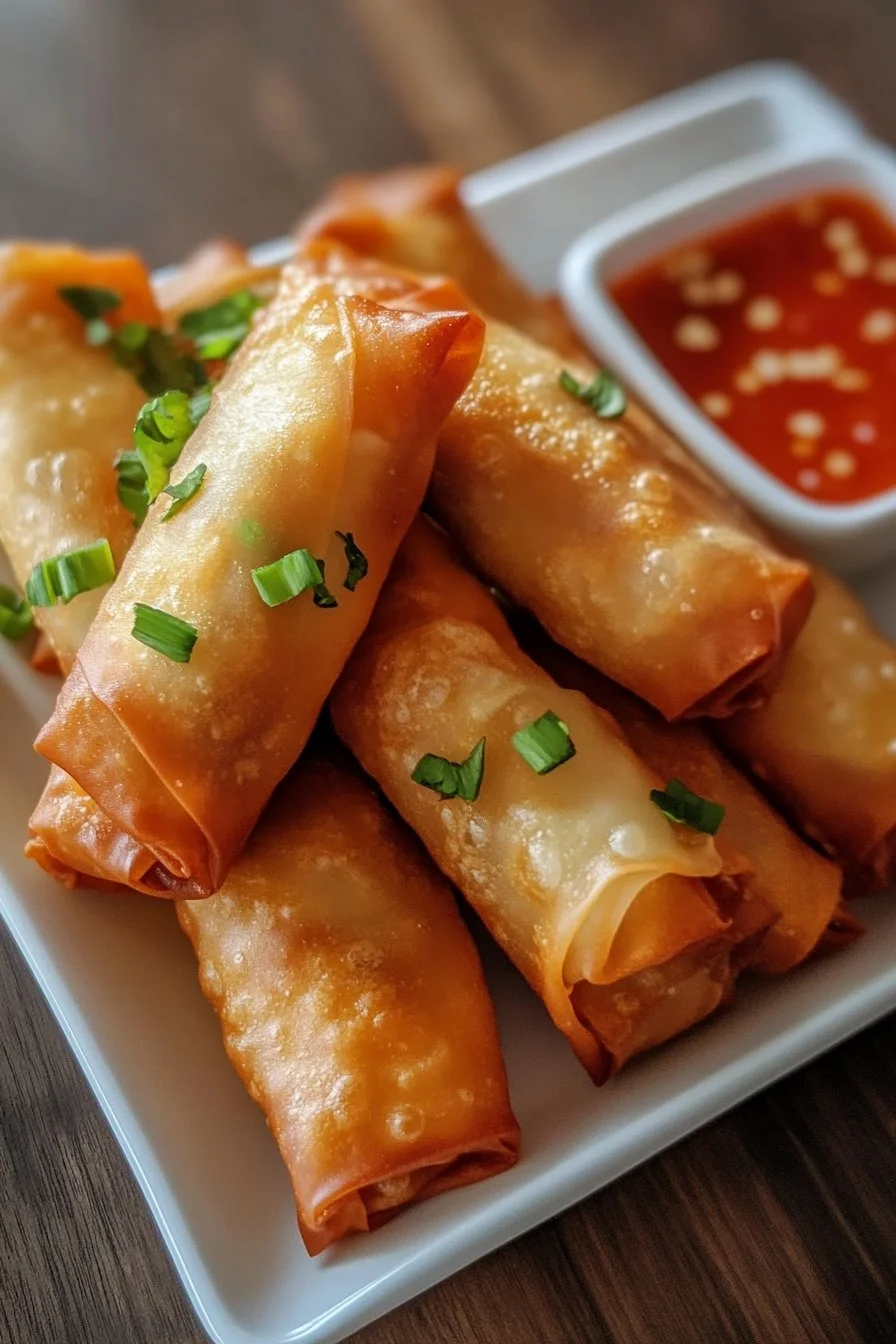 Crispy Rice Paper Spring Rolls