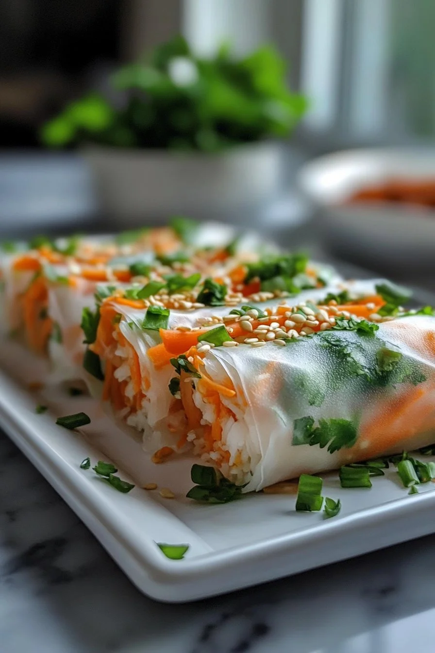 Big Mac Rice Paper Rolls