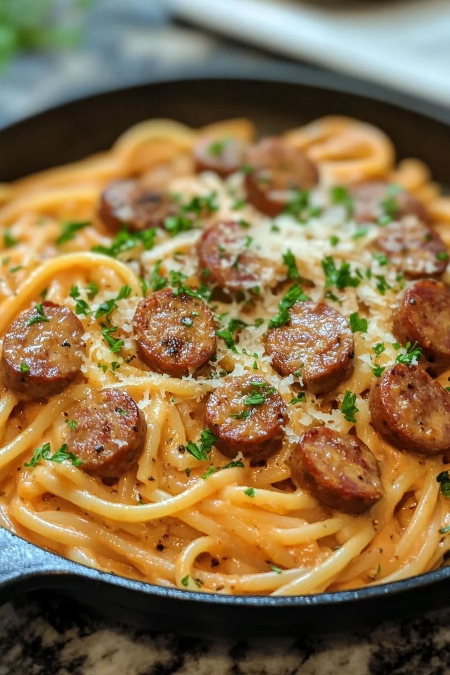 Creamy Smoked Sausage Pasta - A Rich & Flavorful Comfort Dish