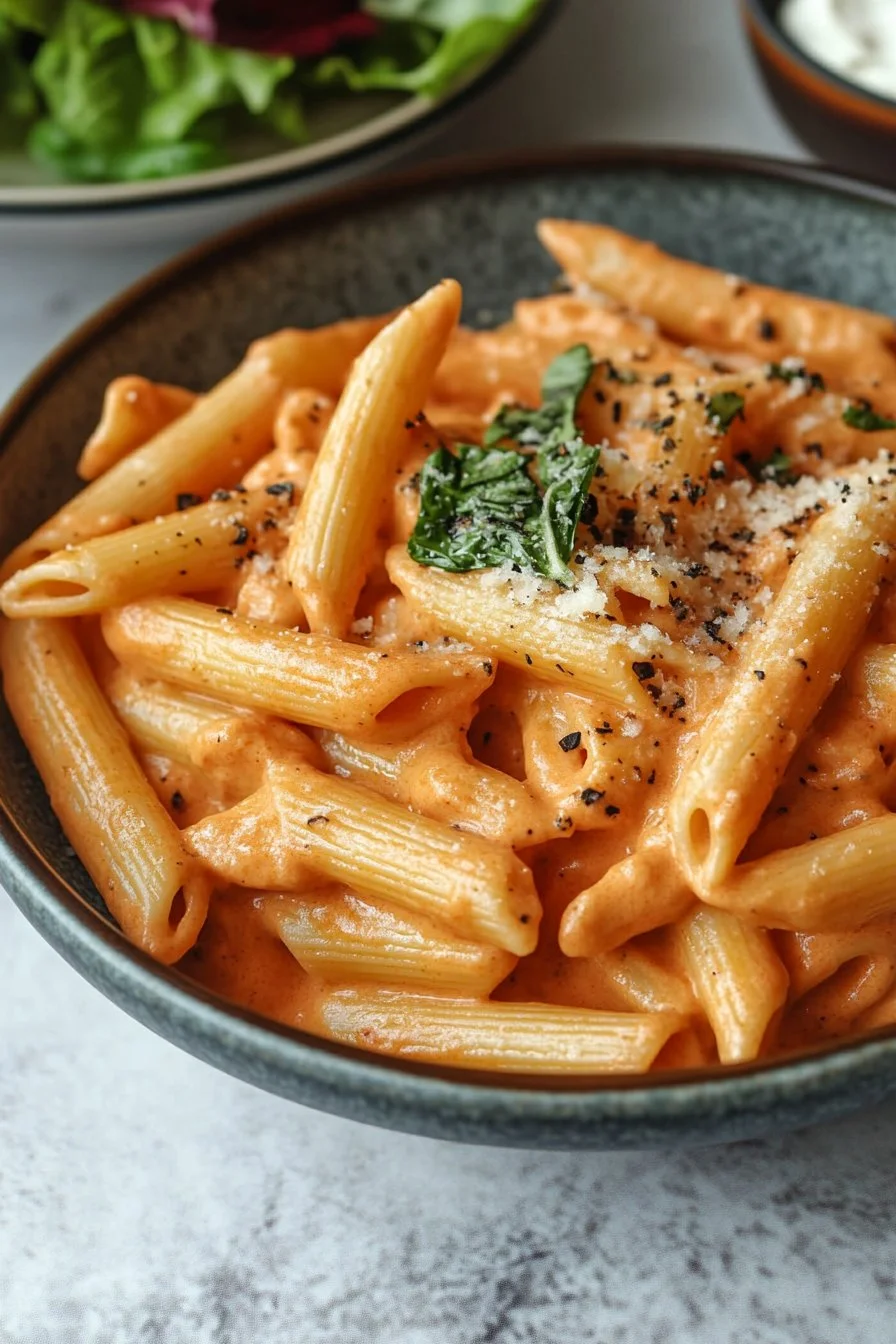 Penne with Silken Tofu Rosé Sauce: A Creamy Delight!