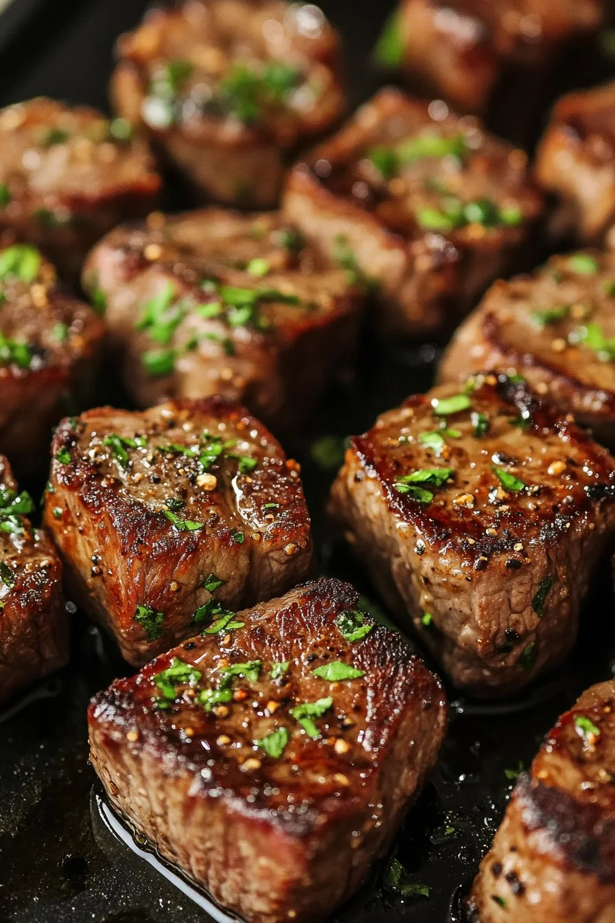Cowboy Butter Steak Bites