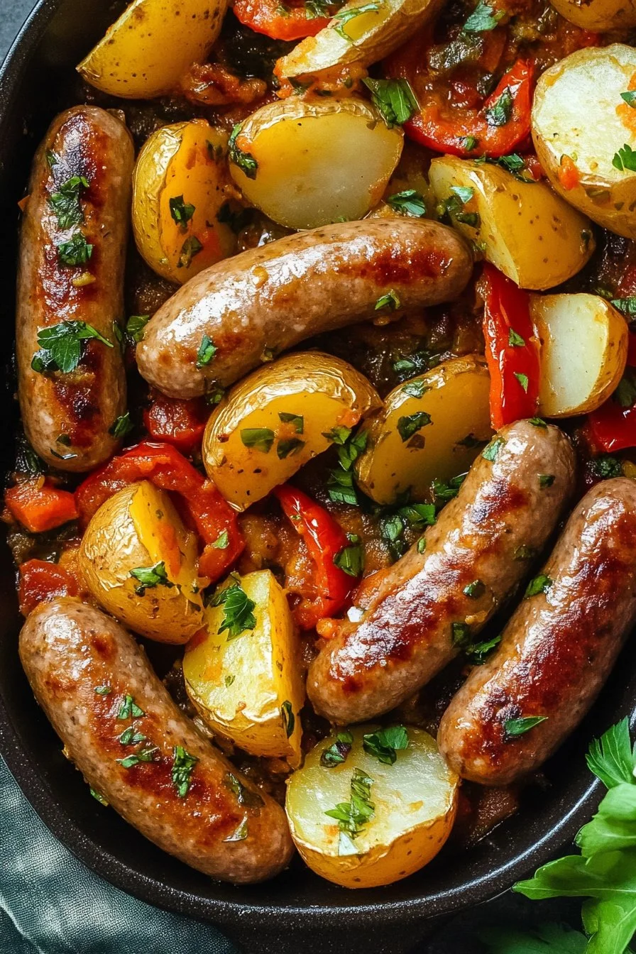 Italian Sausage with Peppers and Potatoes